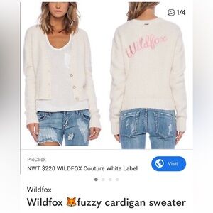 Wildfox button cardigan